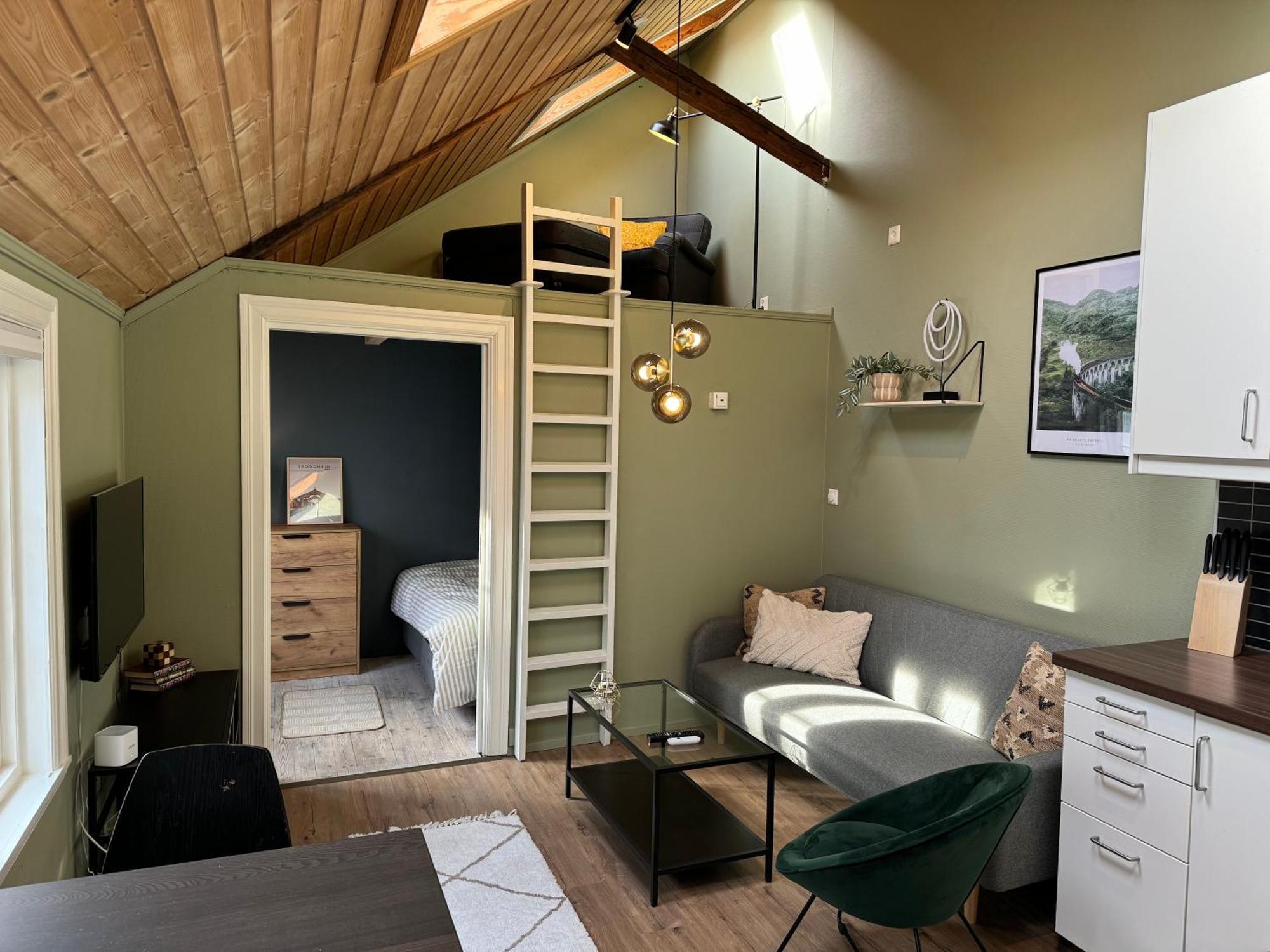 טרונדהיים Cozy Backyard Apartment מראה חיצוני תמונה